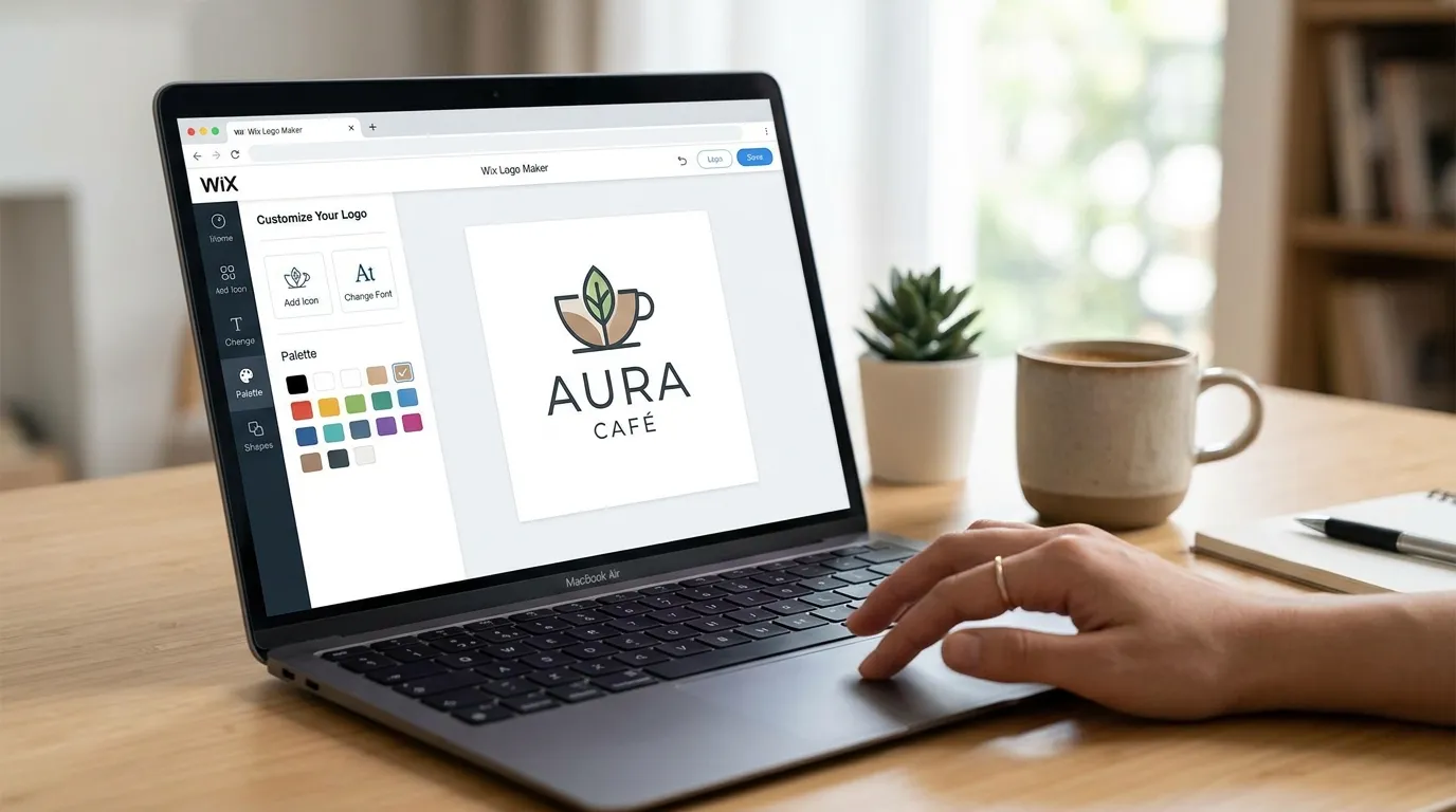 Wix Logo Maker.