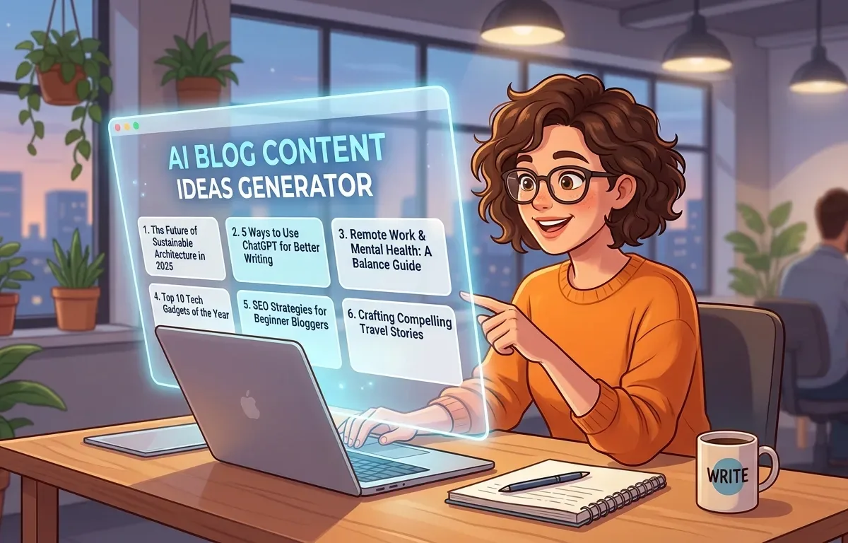 Como Usar IA para Gerar Ideias de Conteúdo para Blog