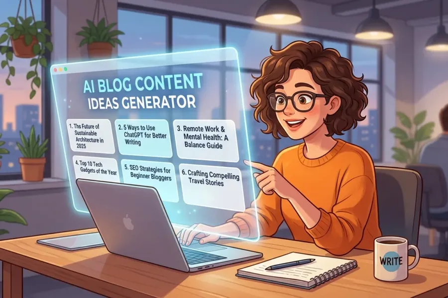 Como Usar IA para Gerar Ideias de Conteúdo para Blog