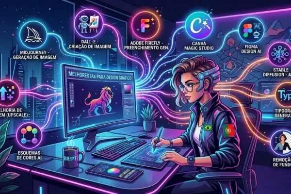 As melhores IAs para design gráfico em 2026
